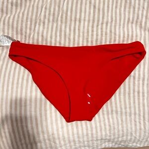 Mara Hoffman Zoa Bikini Bottom – Red, Size S, NWOT